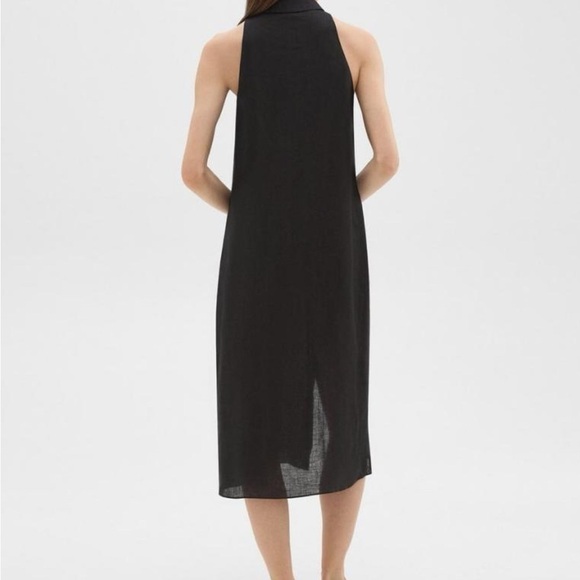 Theory Halter-Neck Hemp Shirt Dress Size Small - Picture 3 of 4